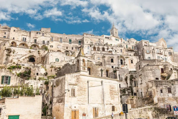 details of The Sassi of matera, ancient town, matera landscape by day