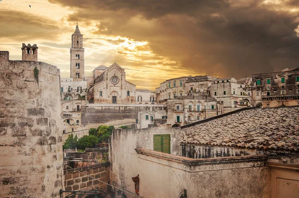 View Old City Matera — Zdjęcie stockowe