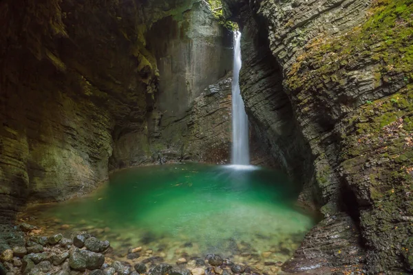 waterfalls of paradise river creates waterfalls between the crevasse waterfall between rocky walls water with an emerald green color wild waterfalls  wild waterfalls pristine places