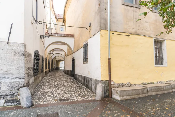 Little Streets Arches Center Ljubljana Historical Streets Monuments — Stock Photo, Image