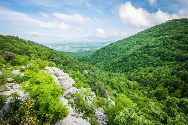 Krásný Výhled Hory Jaře — Stock fotografie