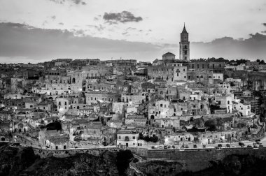 cityscape of matera, italy