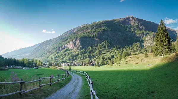 Bergsvandringsleder Alpina Dalar — Stockfoto