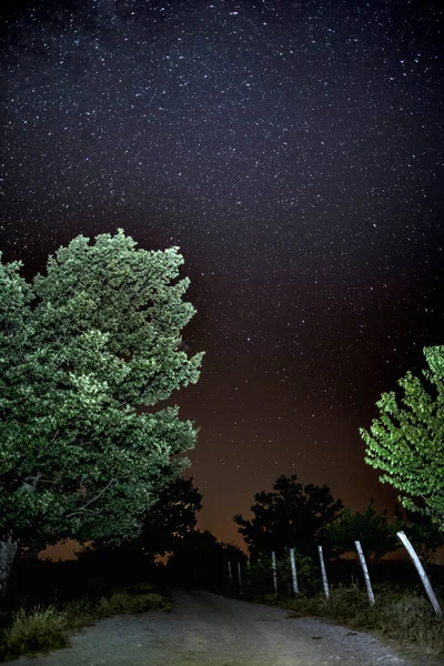 Starry Sky Constellations Way — Stock Photo, Image