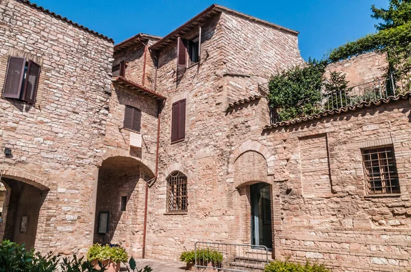 Staré Kamenné Centrum Městě Umbria Italy — Stock fotografie