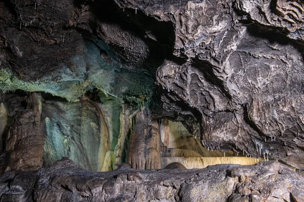 Pools Limestone Concretions Cave — Photo