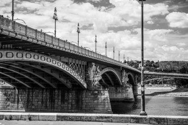 Budapest - The magic capital city of Hungary - The Margit bridge clipart