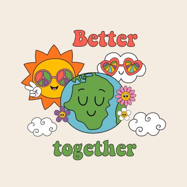  Havalı Toprak, Güneş, Bulut, Çiçekler