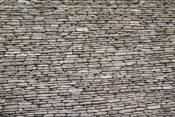 Wall Built Natural Stone — Foto de Stock