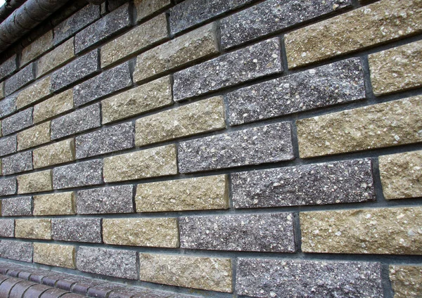 Fragment Decorative Masonry Brick Wall — Foto Stock