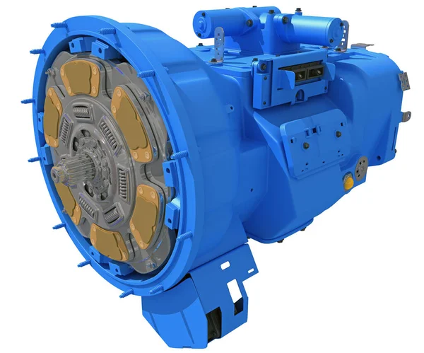 Araç Aktarımı 3D yorumlama modeli Beyaz arkaplanda Trans