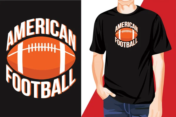 Tolles Eye Catchy Modern American Football Shirt Design — Stockvektor