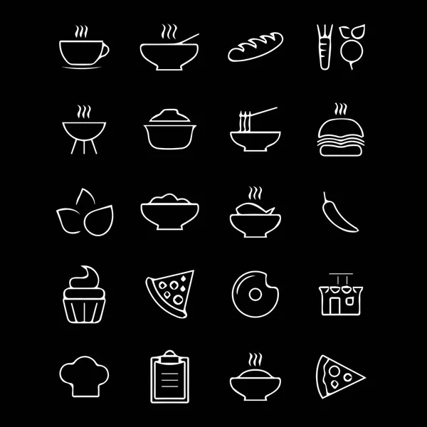 Awesome Eye Catchy Linear Icons Design — Stock Vector