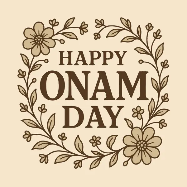 Çiçekli Mutlu Onam Günü ile tipografi tasarımı