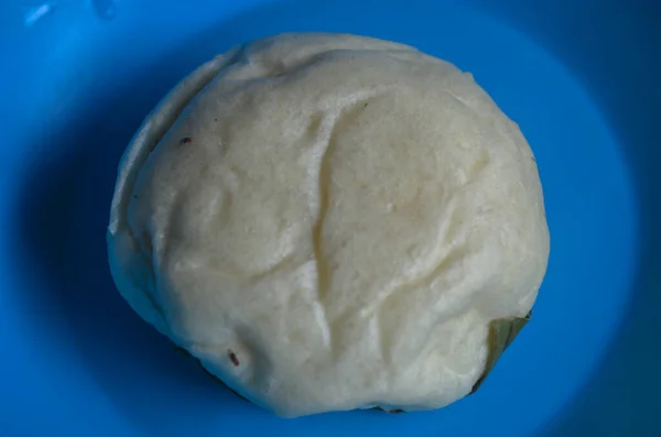 Closeup Indonesian Food Called Bakpao Asian Steamed Bun Red Bean — Stock Photo, Image