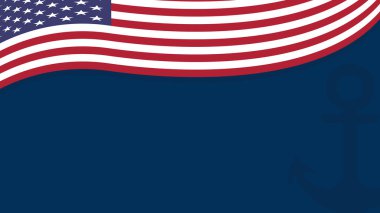 ABD Deniz Piyadeleri Doğumgünü Beyaz Alan Arkaplanı.