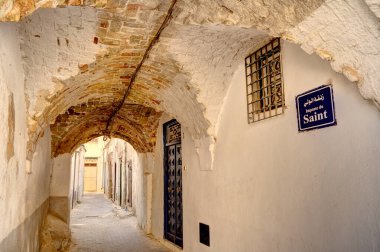 Tunus, Tunus - Ekim 2022: Tarihi şehir merkezi, HDR Image 'ın güzel manzarası