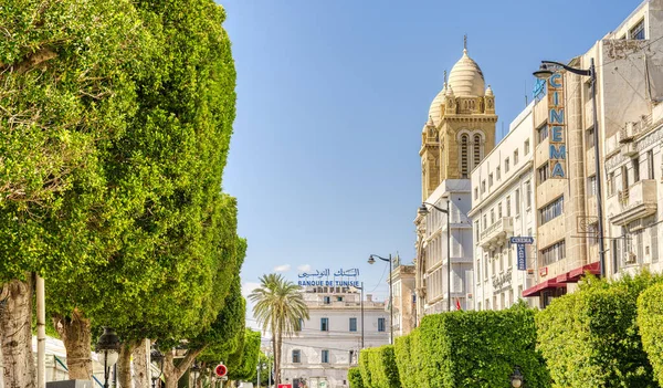 Tunis Tunisia October 2022 Beautiful View Historical City Center Hdr — Stock Photo, Image