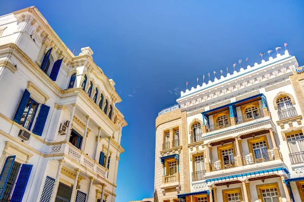 Tunis Tunezja Październik 2022 Piękny Widok Historyczne Centrum Miasta Hdr — Zdjęcie stockowe