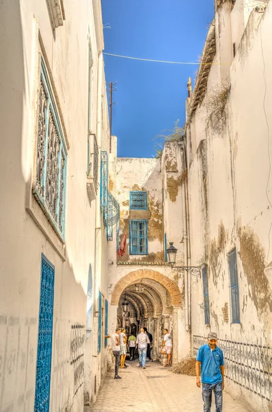 Tunis Tunesië Oktober 2022 Prachtig Uitzicht Het Historische Centrum Hdr — Stockfoto