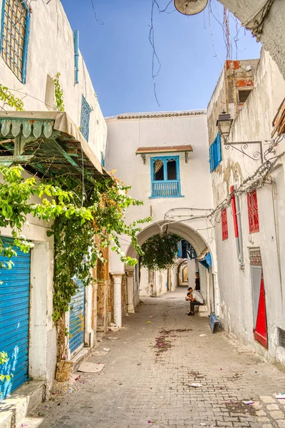 Тунис Тунис Октябрь 2022 Прекрасный Вид Исторический Центр Города Hdr — стоковое фото