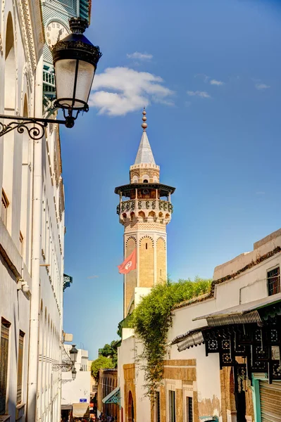 튀니지 튀니스 2022 역사적 중심의 아름다운 Hdr 이미지 — 스톡 사진