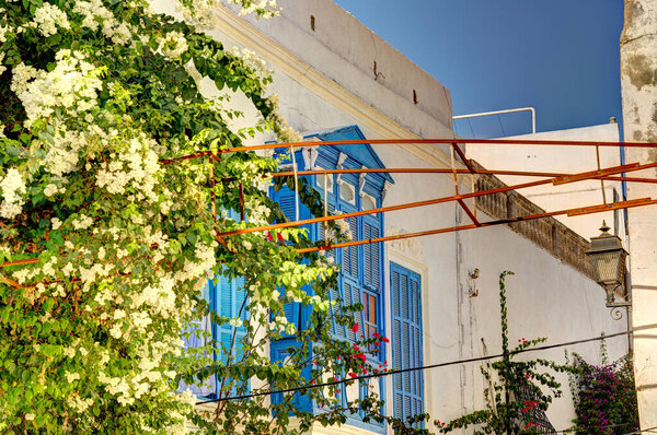 Тунис, Тунис - октябрь 2022: Прекрасный вид на исторический центр города, HDR Image