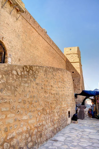 Hammamet Tunísia Outubro 2022 Bela Vista Sobre Centro Histórico Cidade — Fotografia de Stock
