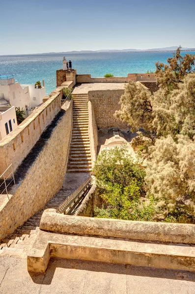 Hammamet Tunisia October 2022 Beautiful View Historic City Center — стокове фото