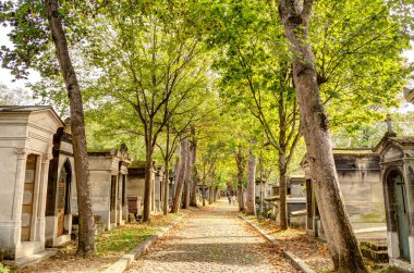 Pre Lachaise manzarası Paris 'te bir mezarlıktır. Resmi adı Doğu Mezarlığı. Burası Fransız başkentindeki en büyük mezarlık..