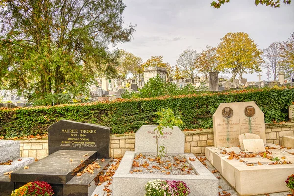 View Pre Lachaise Cemetery Paris Official Name Eastern Cemetery Largest — Stock Photo, Image