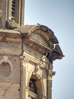 Managua, Nikaragua - Ocak 2016: Güneşli havada tarihi merkez, HDR