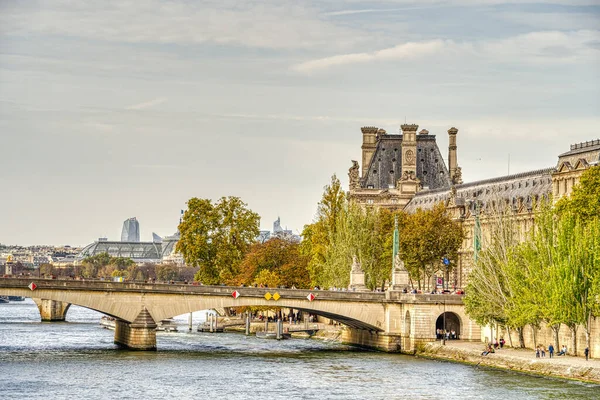 Paryż Francja Listopad 2022 Zabytki Jesienią Obraz Hdr — Zdjęcie stockowe