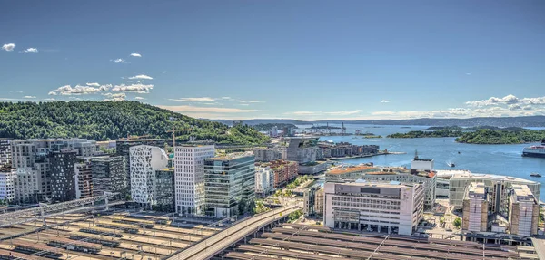 Oslo Norway July 2022 Beautiful View City Buildings Summer Time — Stock Photo, Image