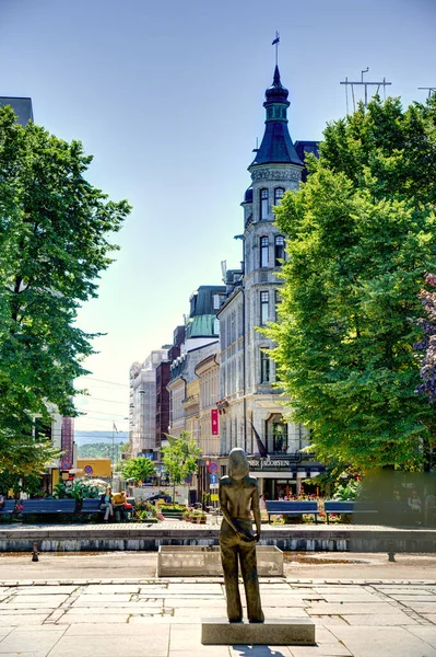 挪威奥斯陆 2022年7月 夏季城市和建筑物美景 人类发展报告 — 图库照片