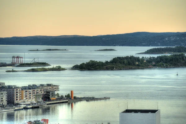 Oslo Norvegia Luglio 2022 Bella Vista Sulla Città Gli Edifici — Foto Stock