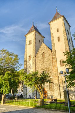 Bergen, Norrway - Ağustos 2022: Yaz mevsimi, HDR İmaj Tarihi Sanayi