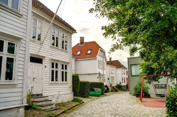 Bergen Norvège Août 2022 Centre Historique Été Image Hdr — Photo