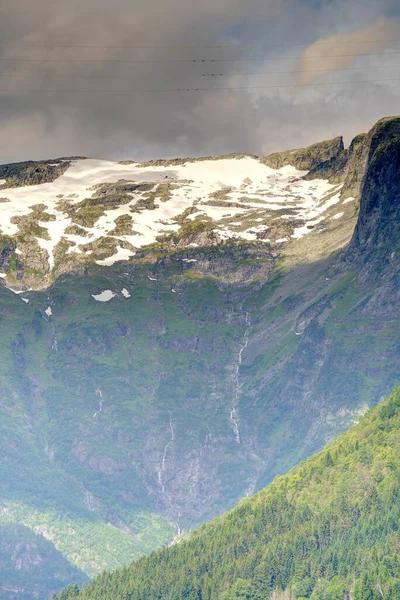 Удивительный Вид Хардангер Фьорд Норвегии Летнее Время Времени — стоковое фото