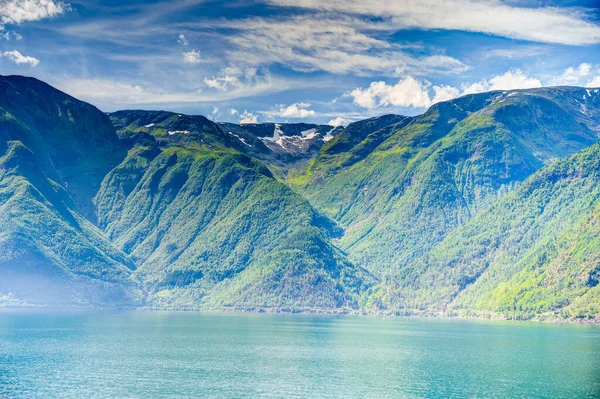 Удивительный Вид Хардангер Фьорд Норвегии Летнее Время Времени — стоковое фото