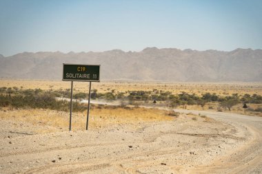 Road in the Namib-Naukluft region, Namibia