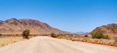 Road from Mariental to Sossusvlei, Namibia