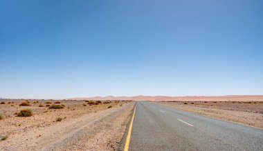 Road from Mariental to Sossusvlei, Namibia