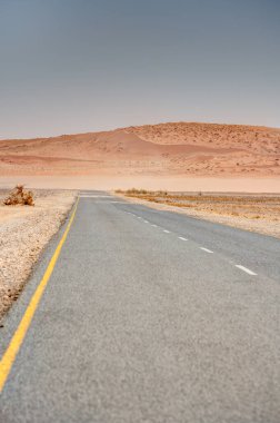 Road from Mariental to Sossusvlei, Namibia