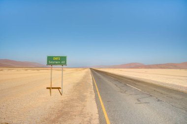 Namib Desert Dunes around Sossusvlei, HDR Image