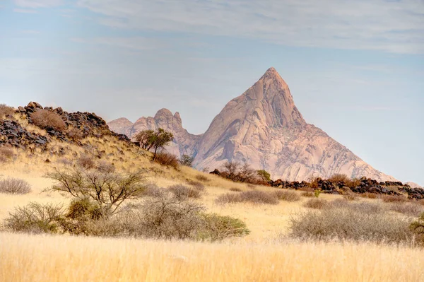 Beautiful View Spitzkoppe Bald Granite Peaks Located Usakos Swakopmund Namib —  Fotos de Stock