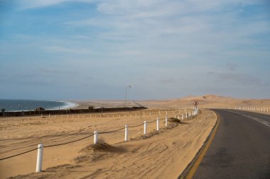 Beautiful view of Walvis Bay city in Namibia