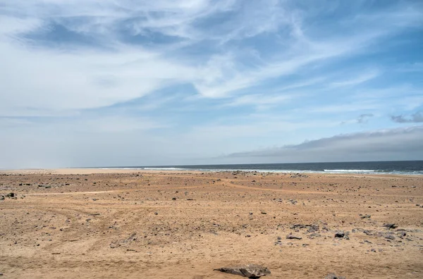 Beautiful View Desert Ocean Cape Cross Namibia — Stock Photo, Image