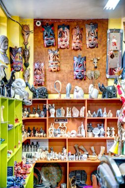 Nairobi, Kenya - Ocak 2022: Afrika El Sanatları, HDR Görüntü