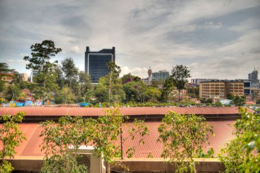 Nairobi, Kenya - Ocak 2022: Güneşli hava şartları, HDR Görüntü